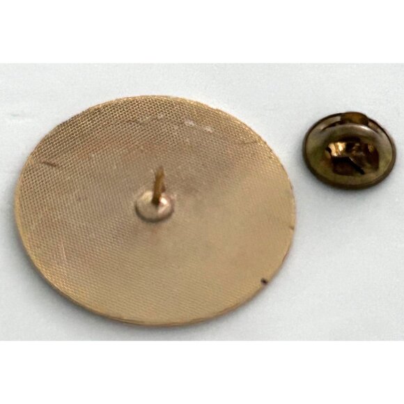 Vintage Odyssey of the Mind Airplane Sunset Sun Ocean North Carolina Pin - Picture 3 of 3